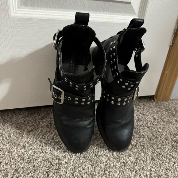 H&M Black Studs Shoes Size 6 - Picture 7 of 12